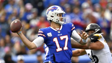 Allen destroza a secundaria de Steelers en paliza de Bills