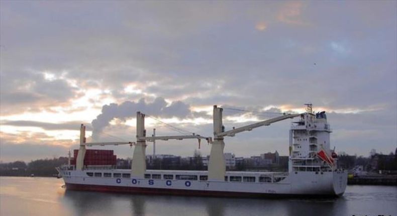 El barco chino Da Dan Xia.