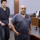 Duane Keffe D Davis, acusado de orquestar el asesinato en 1996 del ícono del hip hop Tupac Shakur, llega a la corte en el Centro de Justicia Regional en Las Vegas, el martes 25 de junio de 2024. (K.M. Cannon/Las Vegas Review-Journal via AP, Pool)
