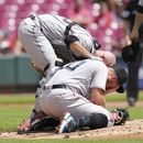 Marlins superan 7-6 a Rojos; Castaño, golpeado con una línea