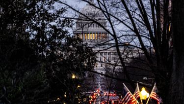 La cúpula del Capitolio federal desde la Casa Blanca, el viernes 1 de marzo de 2024, en Washington. (AP Foto/Andrew Harnik)