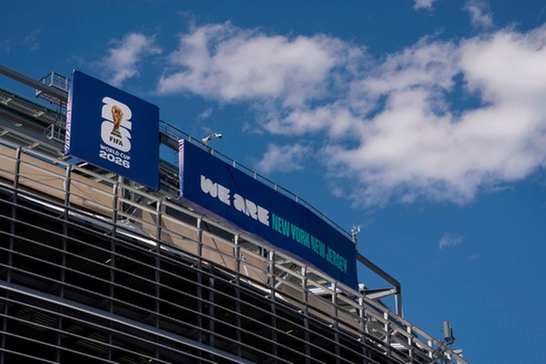 La foto del jueves 7 de mayo de 2026 muestra el NYNJ Stadium de East Rutherford, Nueva Jersey (AP Foto/Yuki Iwamura)
