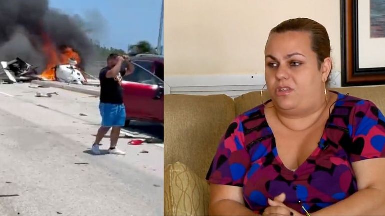Familia cubana narra los momentos de pánico que vivieron cuando avioneta aterrizó en puente de Miami