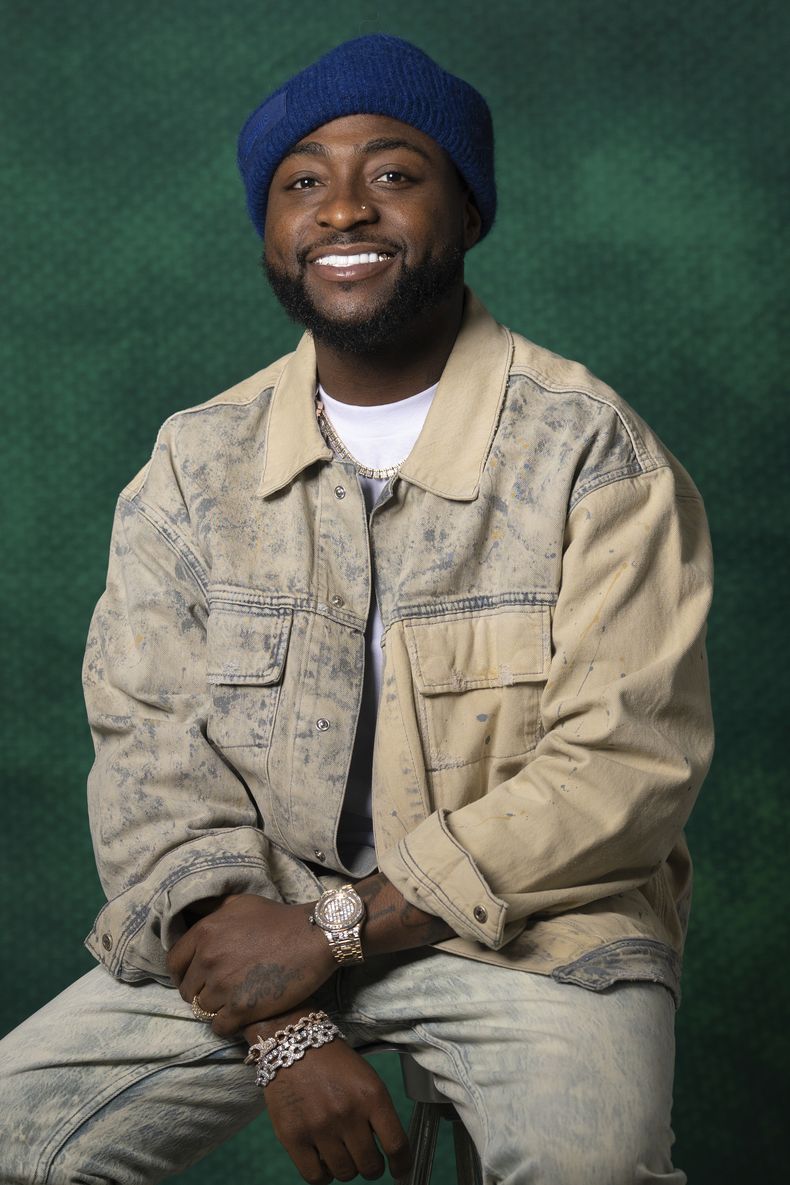 Davido posa para un retrato el martes 1 de abril de 2025, en Nueva York. (Foto AP/Gary Gerard Hamilton)