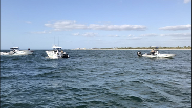 buscan avioneta que cayo al mar cerca de sarasota, florida con dos personas a bordo