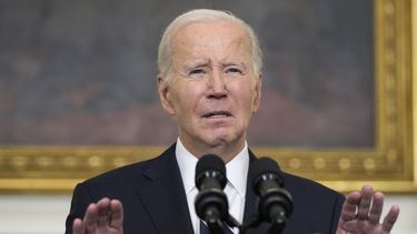 El presidente Joe Biden en la Casa Blanca en Washington, el 7 de octubre de 2023. (Foto AP /Manuel Balce Ceneta)