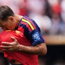 Mikel Oyarzábal celebra tras anotar un gol para España en el partido contra Austria por los 16vos de final del Mundial, el jueves 2 de julio de 2026, en Inglewood, California. (AP Foto/Jae C. Hong)