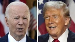 El presidente Joe Biden (izq) y el presidente electo Donald Trump (der) (AP foto/Susan Walsh, izq; Alex Brandon, der)