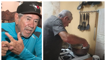 el periodista deportivo cubano, ivan lopez, tiene que vender chicharrones a sus 76 anos para sobrevivir en la isla