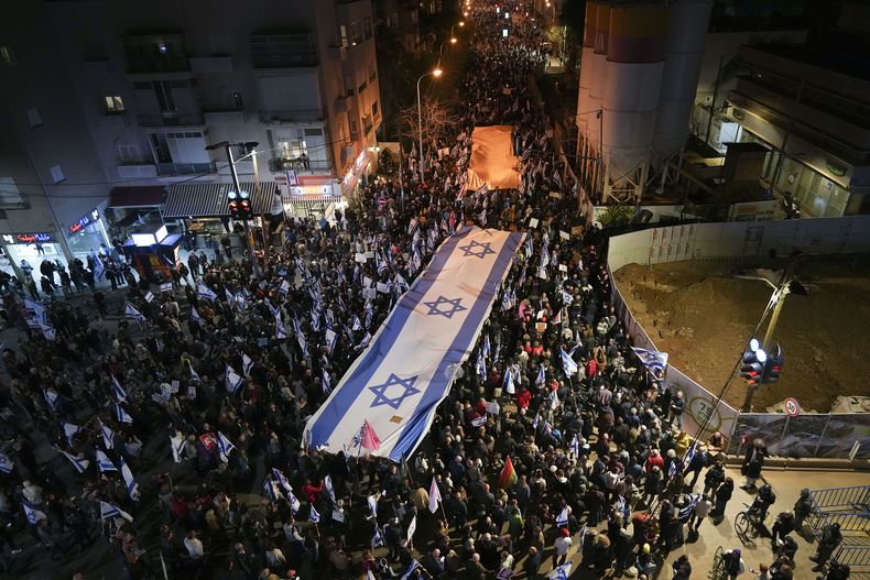 MOR-GEN ISRAEL-PROTESTAS