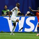 Willy Semedo de Cabo Verde marca al español Lamine Yamal durante el partido del Grupo H del Mundial, el lunes 15 de junio de 2026, en Atlanta. (AP Foto/Erik S. Lesser)