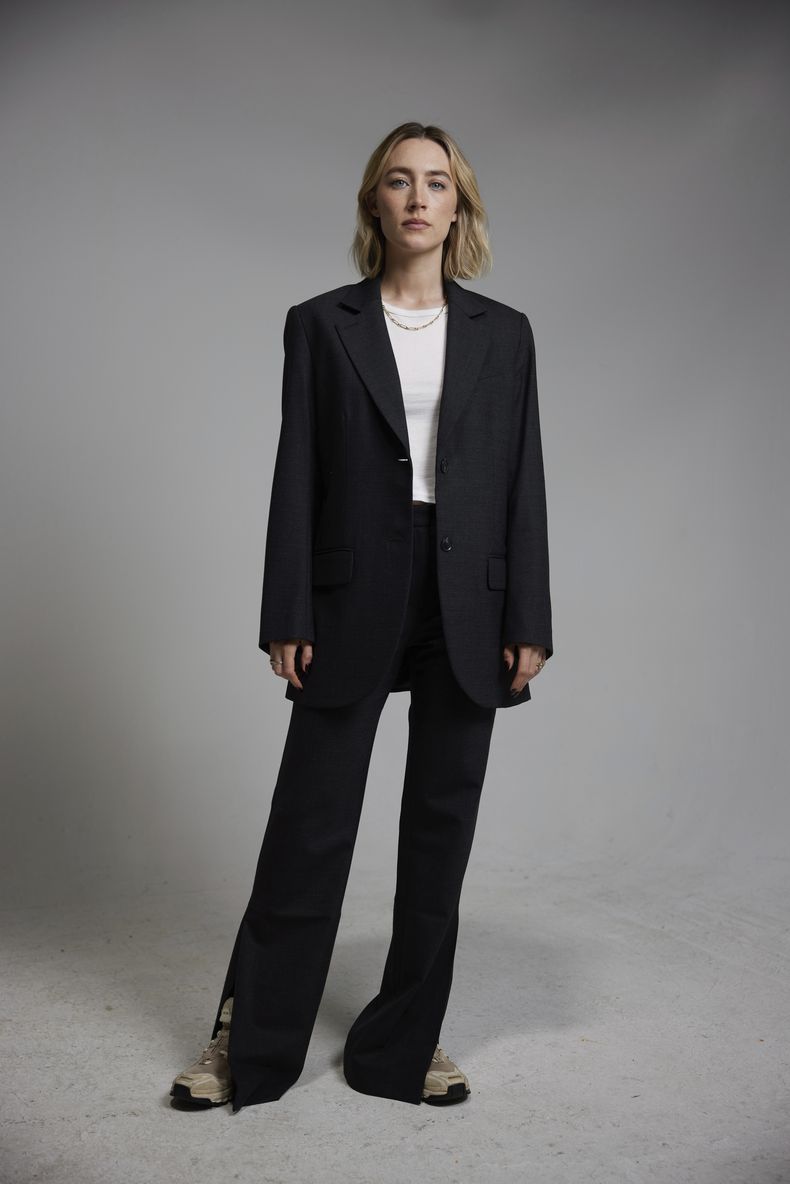 Saoirse Ronan posa para un retrato el viernes 27 de septiembre de 2024 en Nueva York. (Foto Matt Licari/Invision/AP)