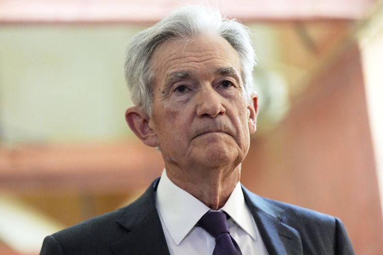 El presidente de la Reserva Federal de Estados Unidos en la sede de la institución en Washington el 24 de julio del 2025. (Foto AP/Julia Demaree Nikhinson)