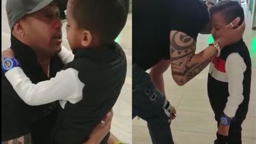 video: asi fue la despedida de padre cubano de tampa con su hijo tras enviarlo de regreso a cuba junto con su madre