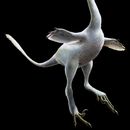 Nuevo dinosaurio: mezcla de pato, cocodrilo, avestruz, cisne
