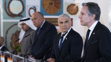 Israel recibe a 4 cancilleres árabes y de EEUU