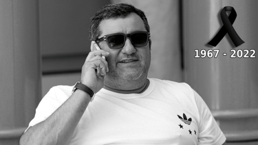 Dolor en el fútbol: murió Mino Raiola, uno de los agentes más poderosos del mundo