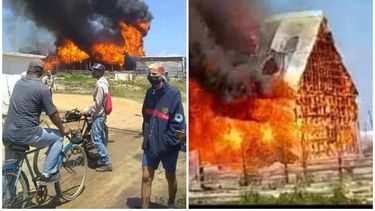 un incendio en pinar del rio ha causado la destruccion de una fabrica de tabaco