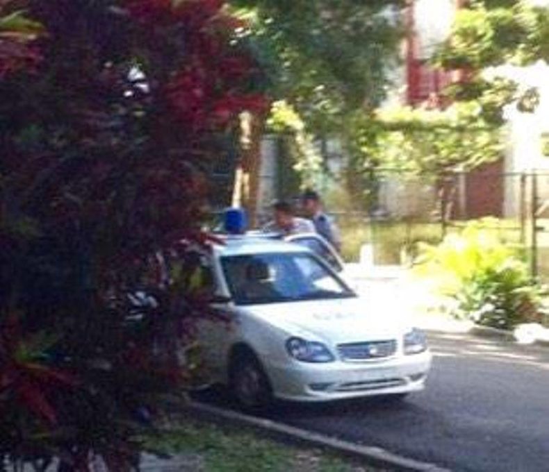 Foto de la detención de Eliecer Ávila.