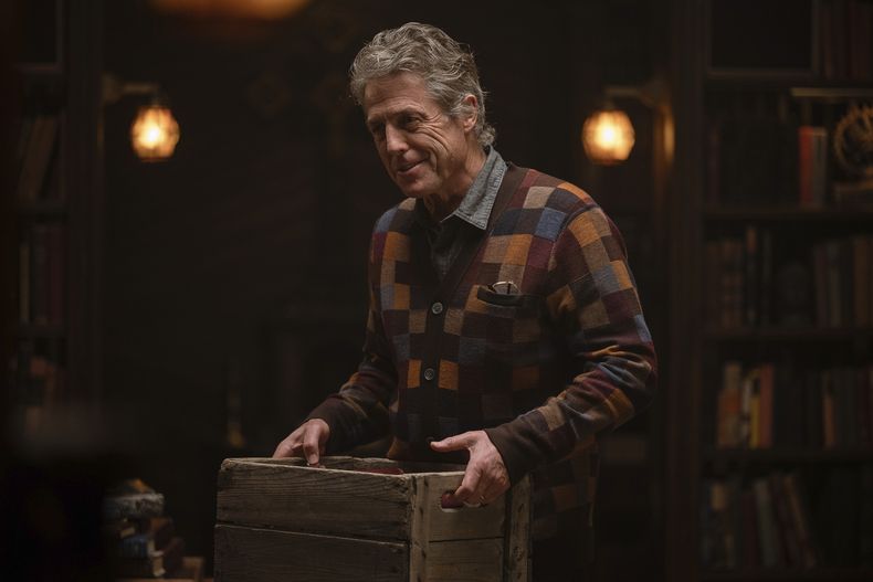 En esta imagen proporcionada por A24, Hugh Grant en una escena de Heretic. (Kimberley French/A24 vía AP)