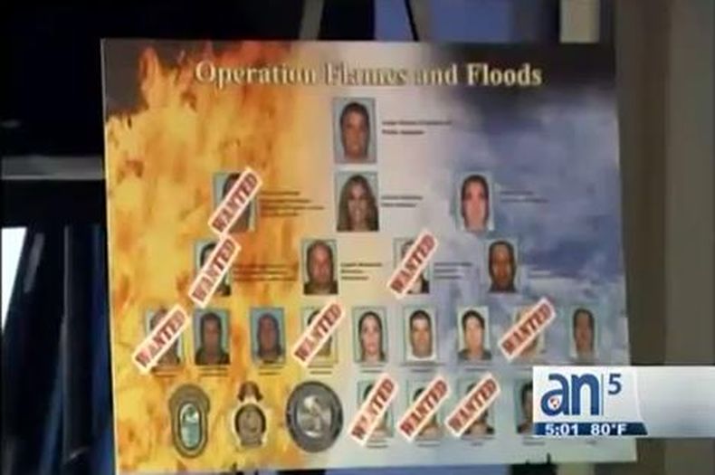 La fiscalía del estado de la Florida anuncia un enorme operativo contra un fraude millonario de seguros.