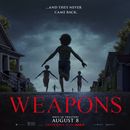 Esta imagen publicada por Warner Bros. Pictures muestra el arte promocional de la película Weapons. (Warner Bros. Pictures vía AP)