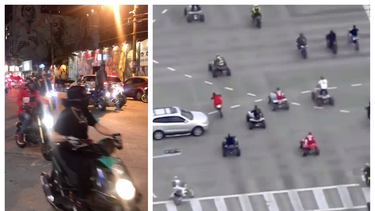 motoristas tomaron las calles de miami causando estragos