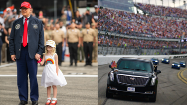 trump asiste a daytona 500 y dice que el espiritu de nascar ?impulsara la edad de oro de eeuu