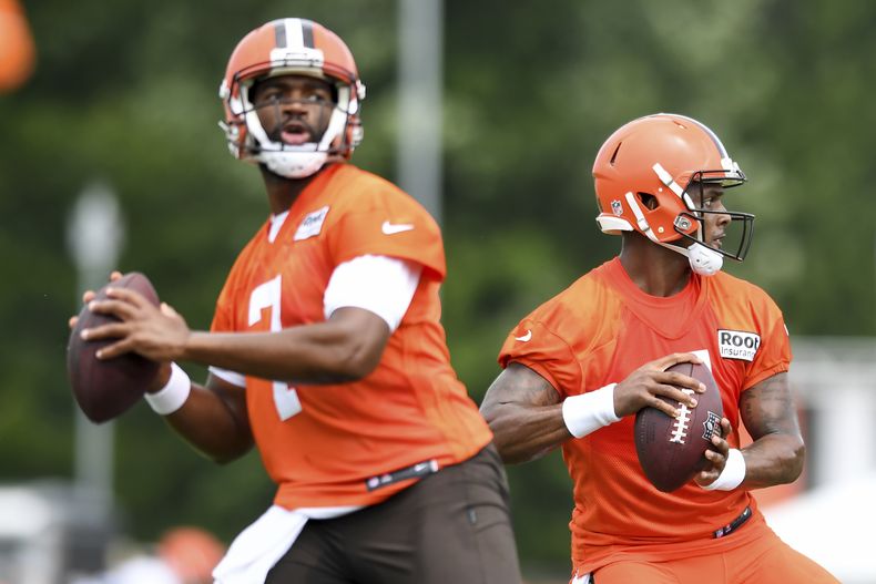 DEP-TEN BROWNS-QUARTERBACKS