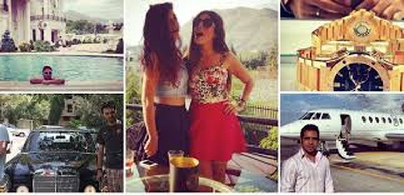 (CNN Español) ? Mujeres se relajan en bikinis de diseñador junto a brillantes piscinas infinitas. Jóvenes hacen carreras con sus más recientes autos Porsche y Maserati; sus muñecas están cubiertas de joyas de oro