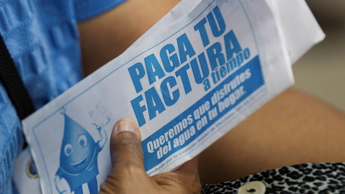 Nuevo aumento en la factura de agua entra hoy en vigor