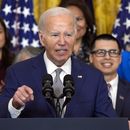 El presidente de Estados Unidos Joe Biden habla durante una ceremonia por el 12do aniversario del programa DACA, en la Casa Blanca, en Washington, el martes 18 de junio de 2024. (AP Foto/Evan Vucci)