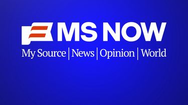 Esta imagen publicada por Versant muestra el logotipo de My Source News Opinion World, o MS NOW. (Versant via AP)