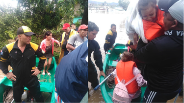 rescatan a mas de 140 personas en sagua de tanamo tras la crecida del rio provocada por el huracan melissa