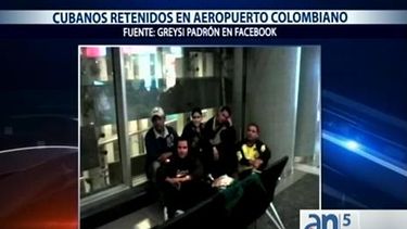 Colombia no dará refugio a los 6 cubanos retenidos en el aeropuerto de Bogotá
