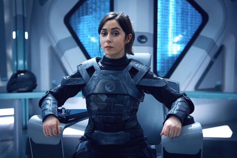 Esta imagen difundida por Netflix muestra a Cristin Milioti en una escena de Black Mirror. (Netflix via AP)