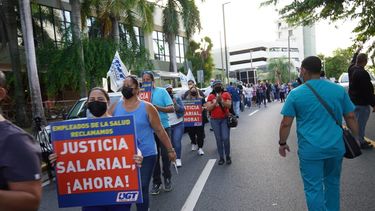 trabajadores de la salud reclaman justicia salarial