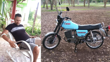 hombre que fue victima de un violento robo a punaladas en la habana, logra recuperar su moto robada