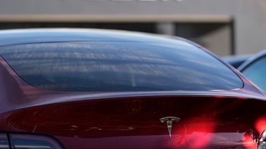 ARCHIVO – Un Modelo Y de Tesla y otros vehículos de la empresa en un concesionario, el miércoles 19 de marzo de 2025, en Kennesaw, Georgia. (AP Foto/Mike Stewart, Archivo)
