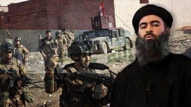 El líder del Estado Islámico huyó de Mosul y la derrota de los yihadistas es inminente