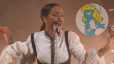 rihanna sera la voz de pitufina en una nueva entrega de los pitufos