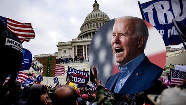 joe biden critico a trump a un ano del asalto al capitolio: se quedo sentado mirando todo por television sin hacer nada