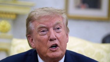 El presidente Donald Trump en el Despacho Oval en la Casa Blanca en Washington, el 17 de agosto del 2026. (AP foto/Manuel Balce Ceneta)