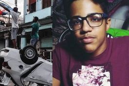 en espana joven que protagonizo iconica foto de las protestas del 11 de julio en cuba