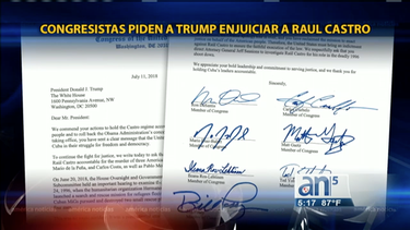 congresistas de ee.uu exigen el enjuiciamiento de raul castro