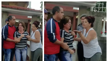 entre gritos de desesperacion una familia cubana es desalojada a la fuerza en la habana