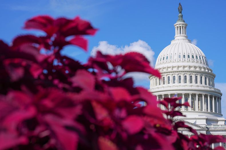 El Capitolio de Estados Unidos, el viernes 18 de septiembre de 2026, en Washington. (AP Foto/Mariam Zuhaib)