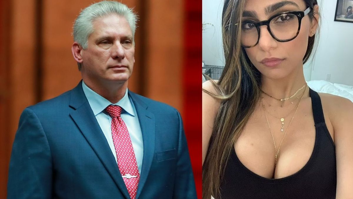 La exactriz porno Mia Khalifa vuelve a arremeter contra el gobernante  cubano Miguel Díaz-Canel