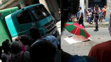 tragedia en habana vieja: un nino fallece tras ser atropellado por un camion