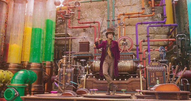 Una escena de la película Wonka. Foto cortesía de Warner Bros. (Warner Bros. Pictures vía AP)